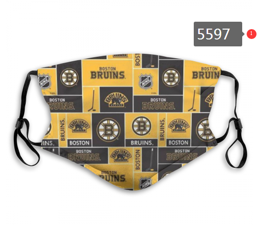 2020 NHL Boston Bruins #1 Dust mask with filter->mlb dust mask->Sports Accessory